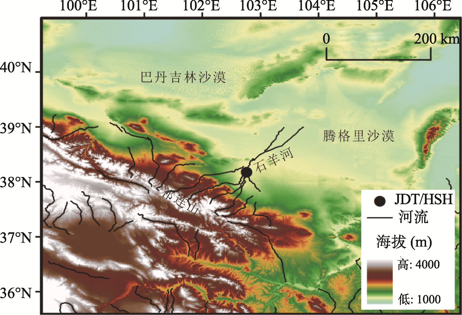 干旱区内陆河流域中游地区全新世沉积相变与环境变化—以石羊河流域