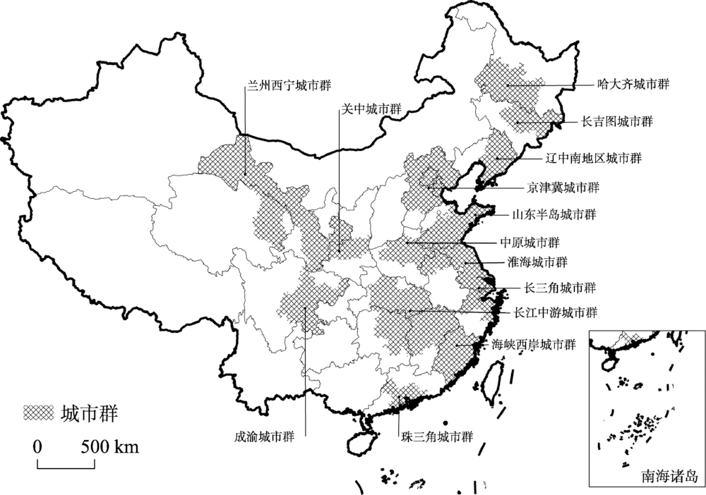 中国城市群土地利用互补性比较研究——以14个城市群为例